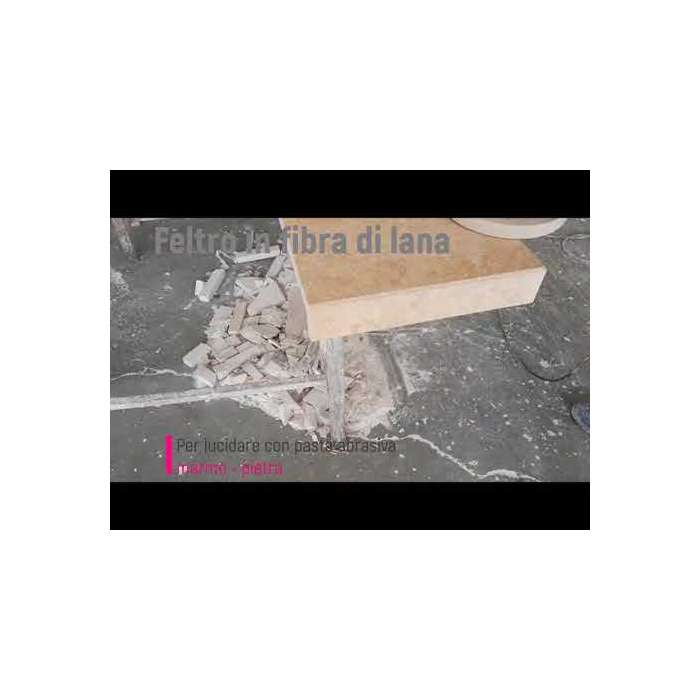 Dischi Feltro Per Auto 4 Dischi Lucidatura Lana 100mm HOTCKB - Con Plateau Per Angolari E Adattatore M14 Disco Lucidatrice