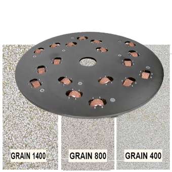 Abrax 18 sandblasting plate Lupato, perfect for precise marble processing and long-lasting finishes.
