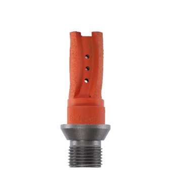 Fresa diamantata a candela ORANGE UHS, ideale per lavorazioni ad alta precisione su superfici dure e resistenti.