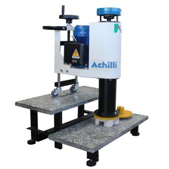 Lucidatrice per gradini Achilli Mod.Step, progettata per ottenere finiture perfette su marmo e granito, ideale per lavori di lucidatura su gradini e pavimenti.