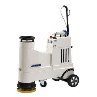 Lucidatrice Achilli Mod. LM30-VE, ideale per lucidare pavimenti in marmo e pietra con alta efficienza e risultati brillanti.