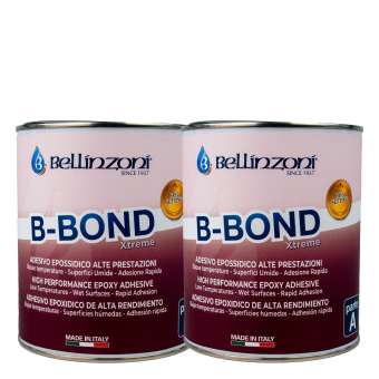 Bellinzoni B-Bond Xtreme high-performance epoxy adhesive
Low Temperatures - Wet Surfaces - Rapid Rapid Adhesion. Pack Kg.3