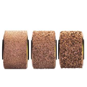 Abrax Lupato replacement roller for polishing machines, perfect for marble, granite, and stone surfaces.