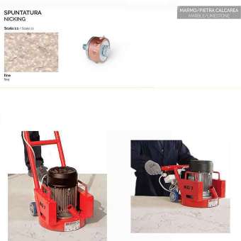 Vor P3/9 Lupato, piatto professionale progettato per lavorazioni precise su marmo, granito e pietre dure.