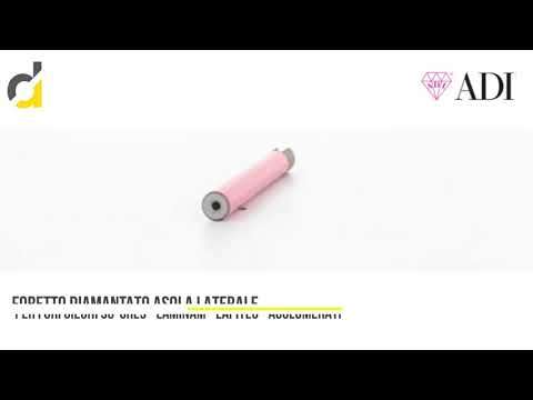 Diamond drill bit for pantographs and CNC machines