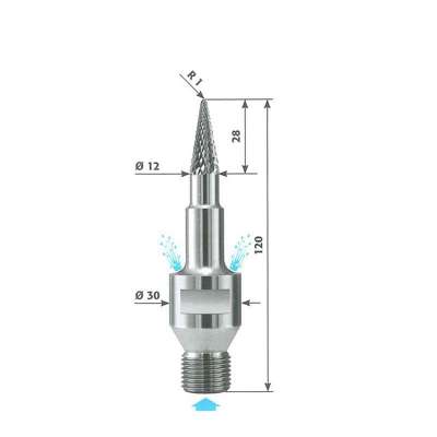 Widia Router Bit for Engraving 1