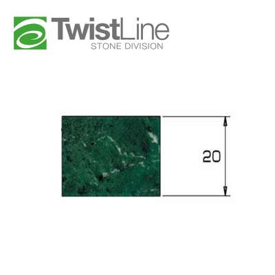 Mola diamantata Profilo Z 20 Twist line per macchine CNC